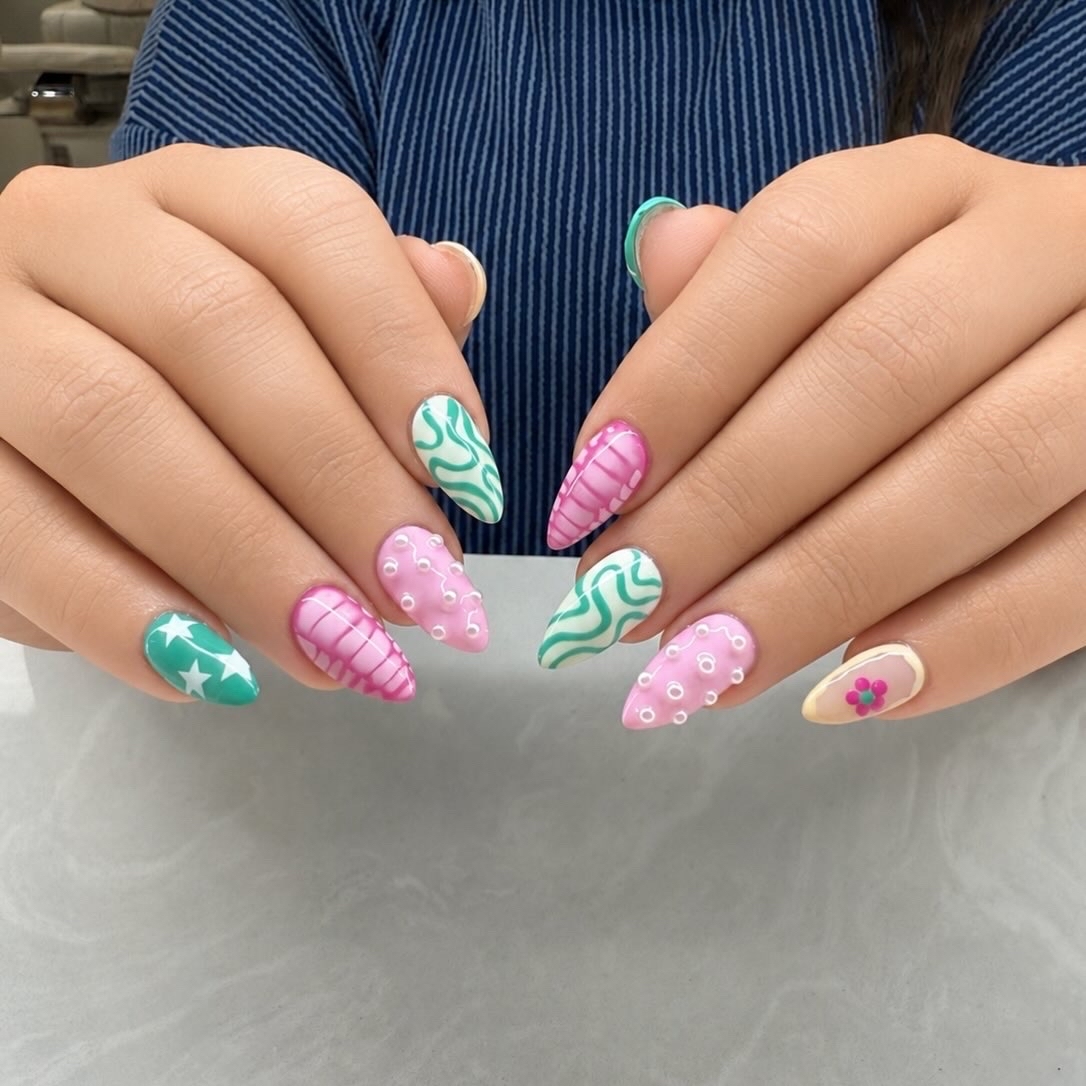 Nail design from Olive Nail Boutique