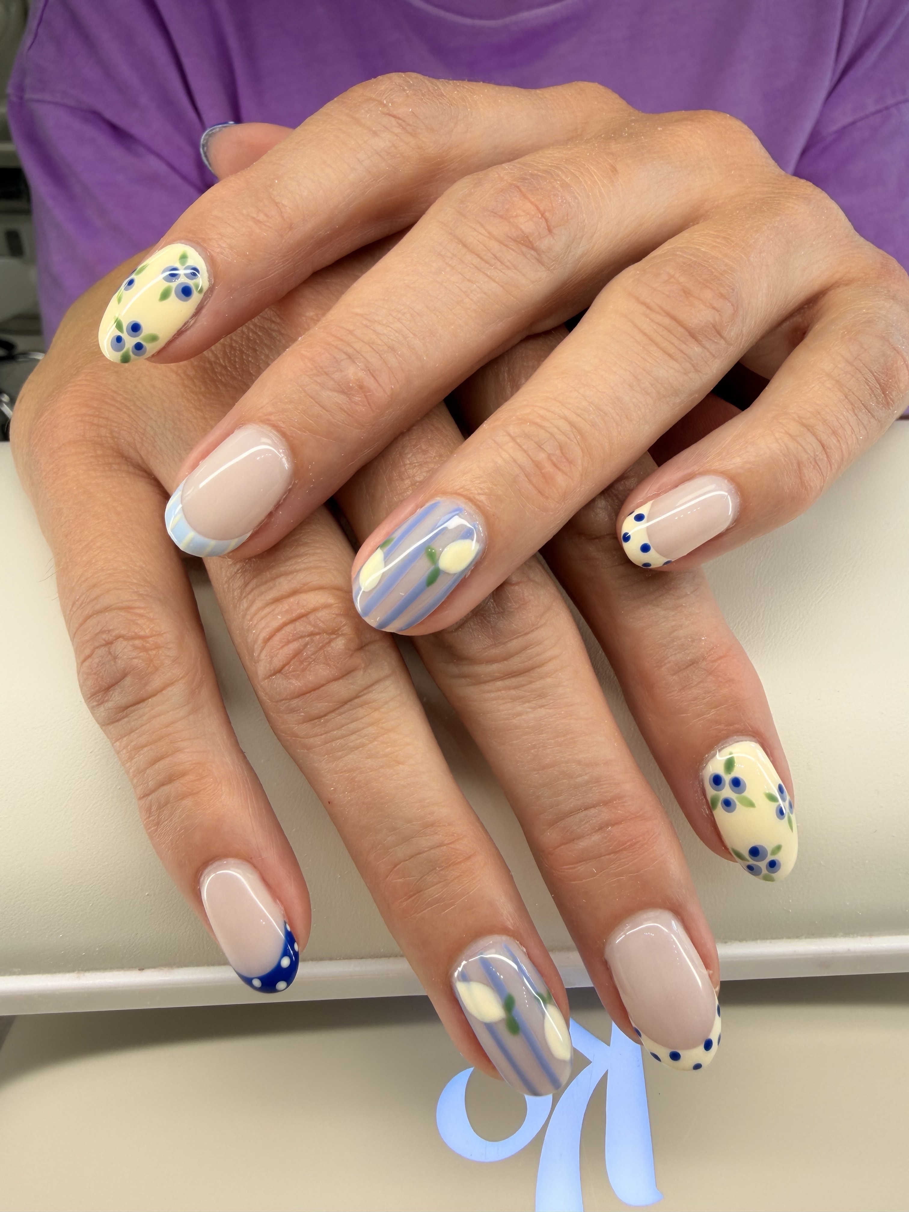 Nail design from Olive Nail Boutique
